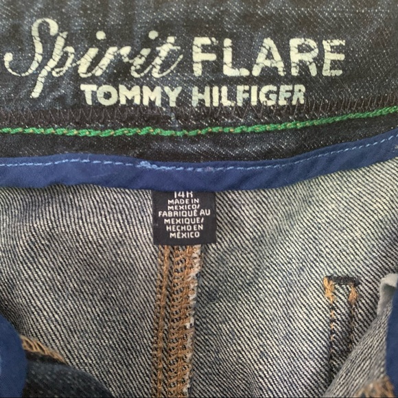 Tommy Hilfiger - Spirit Flare Dark Wash Jeans -Size 14R - Picture 7 of 14